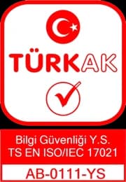TÜRKAK accreditation AB-0111-YS, TS EN ISO/IEC 17021 information security management system